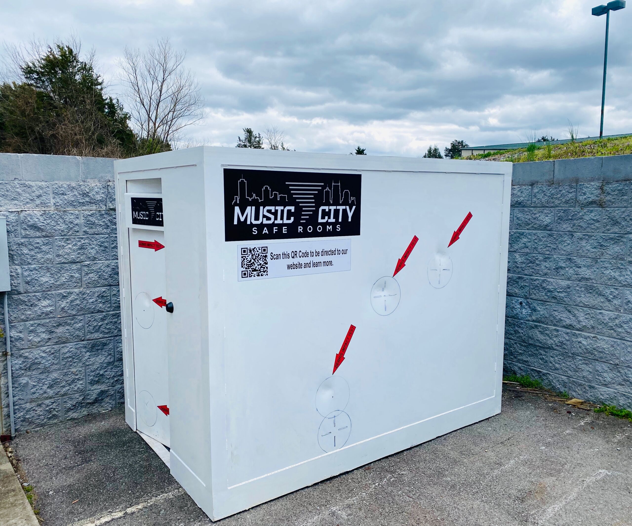 Our display test unit is available for viewing in our parking lot.